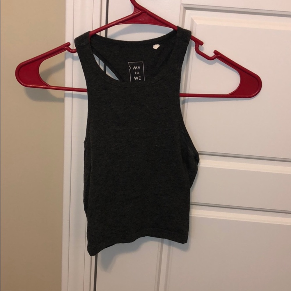 grey pacsun halter tank top